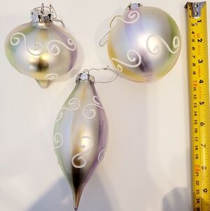 Sherbet glass ornaments